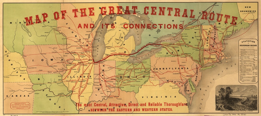 Map Of The Great Central Route